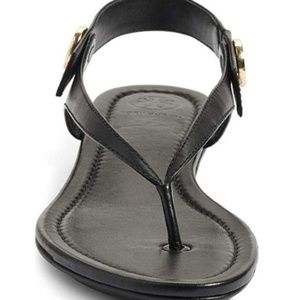 Tory Burch Minnie Leather Travel Sandal